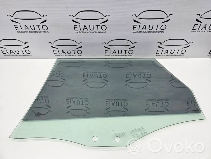 Audi A6 S6 C6 4F Rear door window glass 43R00081