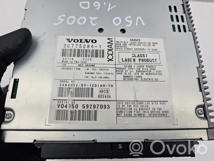 Volvo V50 Radio / CD/DVD atskaņotājs / navigācija 30775284