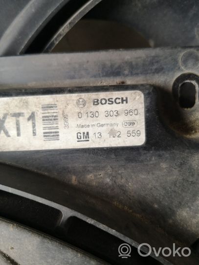 Opel Astra H Elektryczny wentylator chłodnicy 13147279