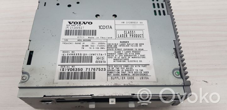 Volvo V50 Radio/CD/DVD/GPS-pääyksikkö 1CD17A