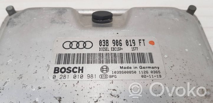 Audi A3 S3 8L Calculateur moteur ECU 038906019FT