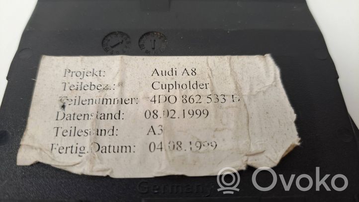 Audi A8 S8 D2 4D Porte-gobelet 4D0862533B