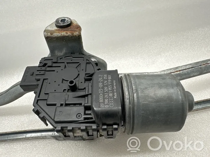 Audi A4 S4 B6 8E 8H Valytuvų mechanizmo komplektas 8E1955119