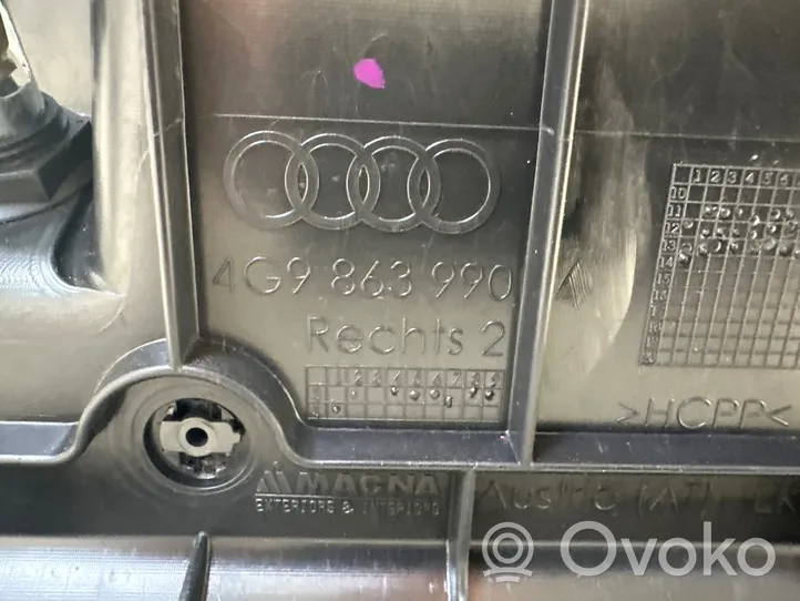 Audi A6 S6 C7 4G Rivestimento pannello laterale del bagagliaio/baule 4G9863880