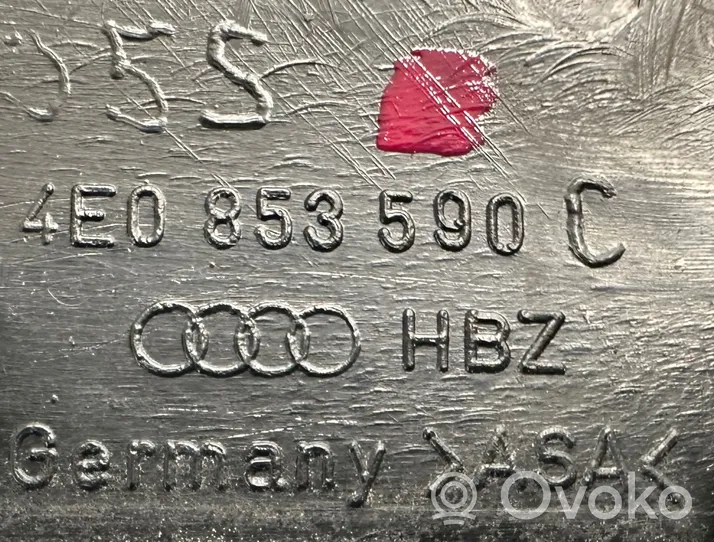 Audi A8 S8 D3 4E Listwa / Uszczelka szyby drzwi 4E0853290A