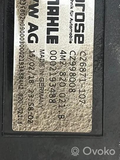 Porsche Cayenne (9Y0 9Y3) Soplador/ventilador calefacción 4M2820021B