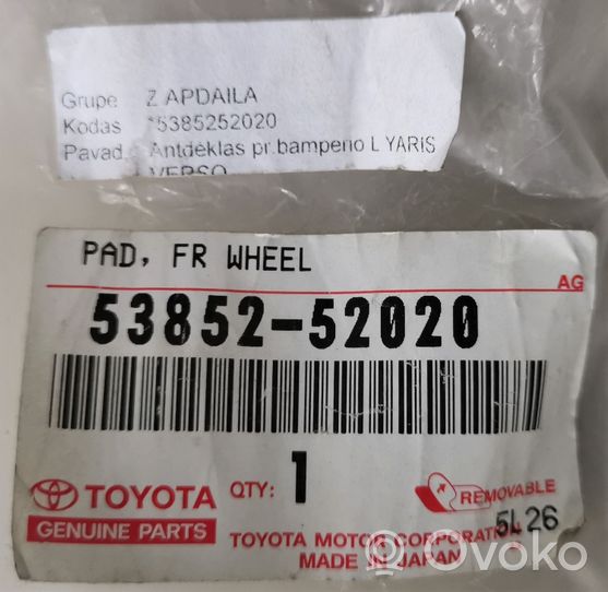 Toyota Yaris Verso Apdailinė priekinio bamperio juosta 5385252020