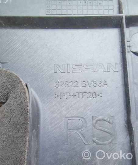 Nissan Juke I F15 Välijäähdyttimen ilmanohjauksen ilmakanava 62822BV83A