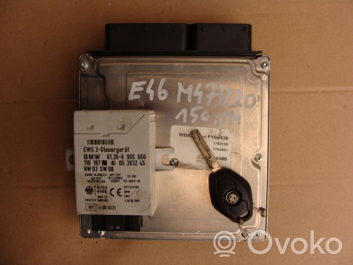 7793863 BMW 3 E46 Kit calculateur ECU et verrouillage, 98.25 € | OVOKO