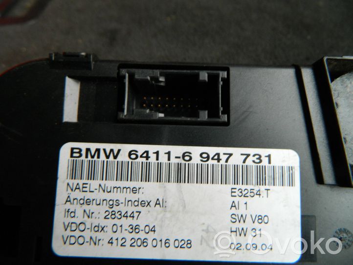 BMW Z4 E85 E86 Oro kondicionieriaus/ klimato/ pečiuko valdymo blokas (salone) 6947731