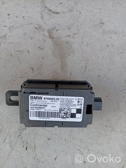 BMW 3 F30 F35 F31 Unité de commande / module de verrouillage centralisé porte 8706502