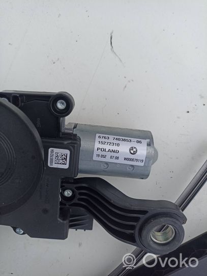 BMW 5 G30 G31 Moteur d'essuie-glace arrière 7403853