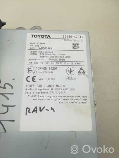 Toyota RAV 4 (XA50) Unité principale radio / CD / DVD / GPS 8614042541