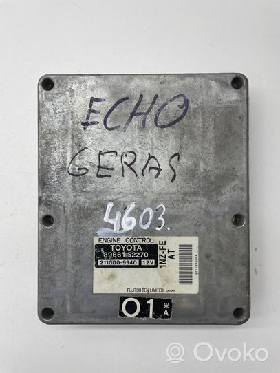 Toyota Echo Calculateur moteur ECU 8966152270