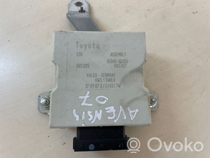 Toyota Avensis T250 Relè di controllo dei finestrini 8594005050