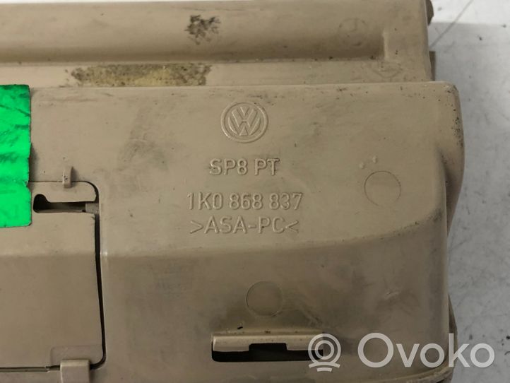 Volkswagen PASSAT B6 Compartimento para las gafas de sol 1K0868837