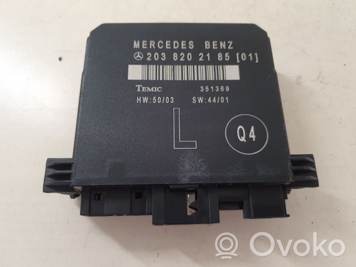 Mercedes-Benz C W203 Centralina/modulo portiere 2038202185