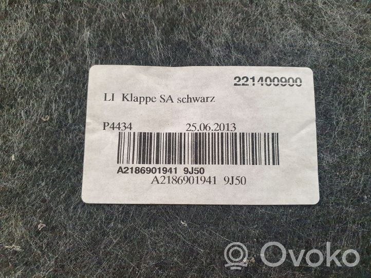 Mercedes-Benz CLS C218 X218 Apatinis, bagažinės šono, apdailos skydas A2186901941