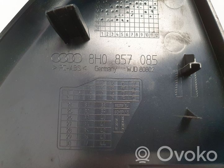 Audi A4 S4 B7 8E 8H Kojelaudan sivupäätyverhoilu 8H0857085