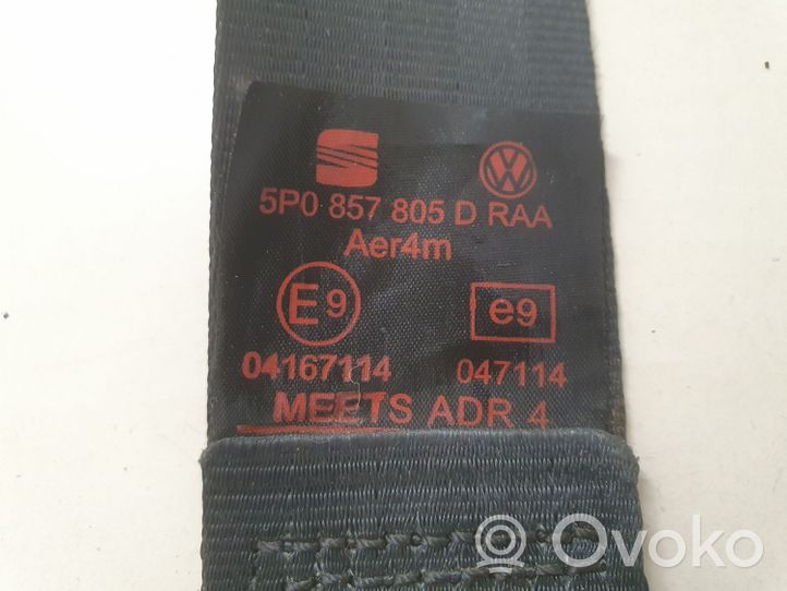 Seat Altea XL Pas bezpieczeństwa fotela tylnego 5P0857805D