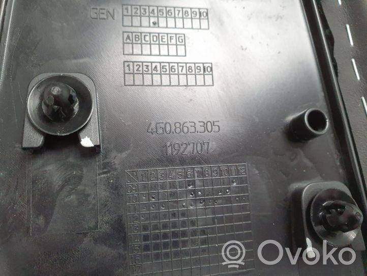 Audi A6 S6 C7 4G Moldura lateral de la consola central delantera 4G0863305