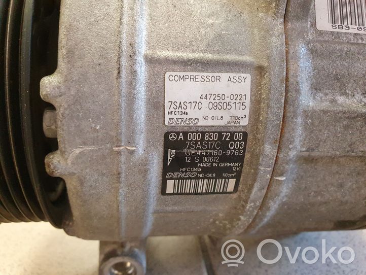 Mercedes-Benz GLS X166 Compressore aria condizionata (A/C) (pompa) A0008307200