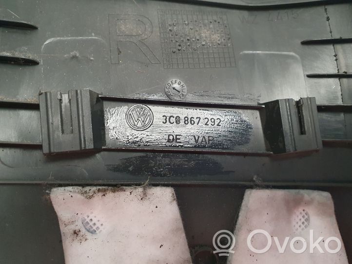 Volkswagen PASSAT CC (B) pillar trim (bottom) 3C8867292