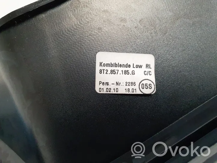 Audi A5 8T 8F Cadre, panneau d'unité radio / GPS 8T2857185G