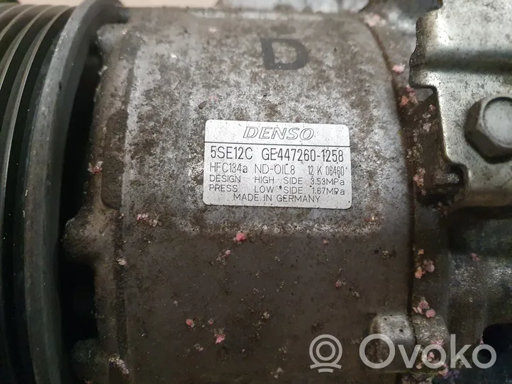 Toyota Avensis T270 Compressore aria condizionata (A/C) (pompa) GE4472601258