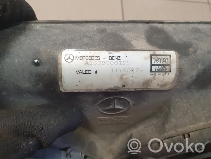 Mercedes-Benz ML W163 Ventilatore di raffreddamento elettrico del radiatore A1035000155