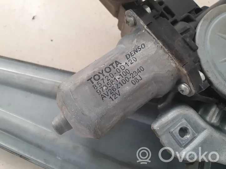 Toyota Auris 150 Elektryczny podnośnik szyby drzwi tylnych 857200D120