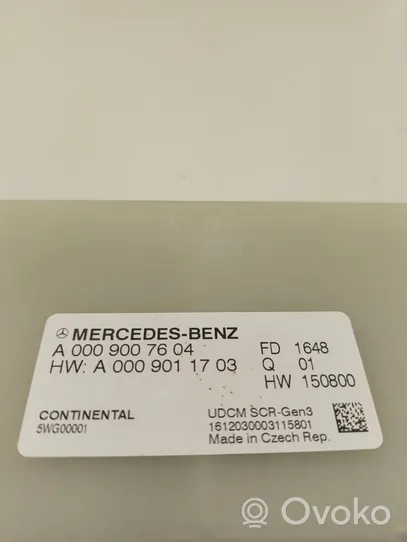 Mercedes-Benz E W213 Išmetimo valymo valdymo blokas A0009007604