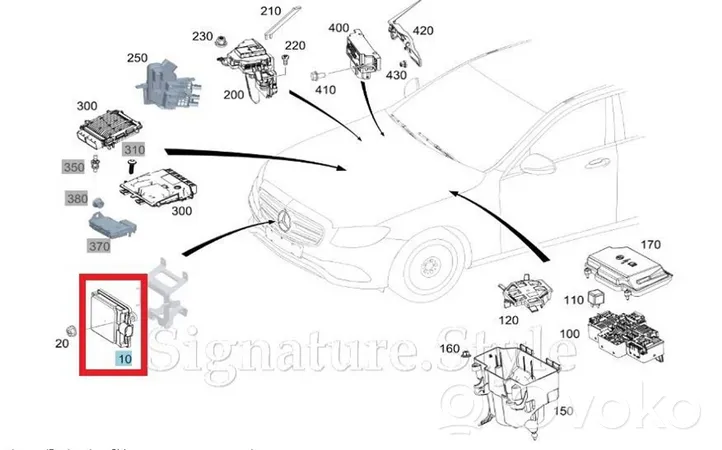 Mercedes-Benz CLS C257 Radar / Czujnik Distronic A0009002839