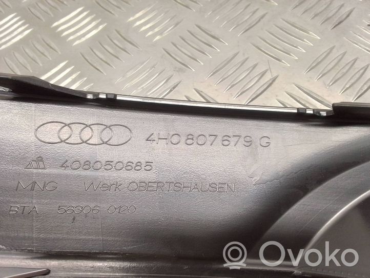 Audi A8 S8 D4 4H Etupuskurin alempi jäähdytinsäleikkö 4H0807679G