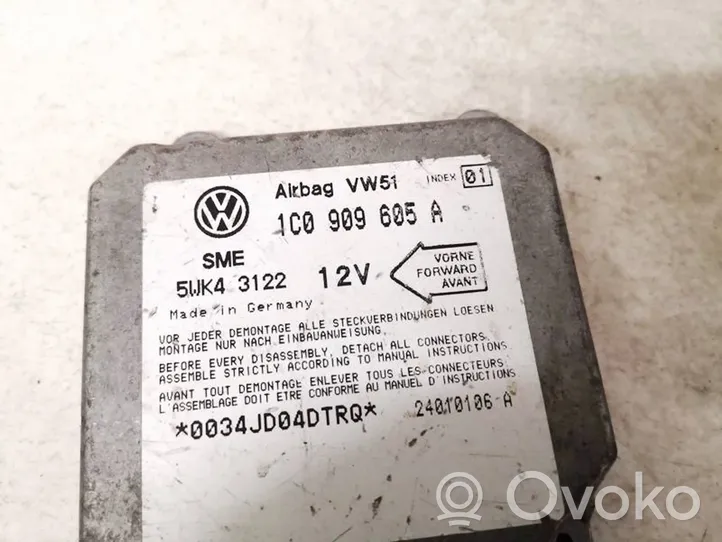 Volkswagen Transporter - Caravelle T5 Module de contrôle airbag 1c0909605a