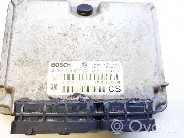 Opel Zafira A Engine control unit/module 0281010021