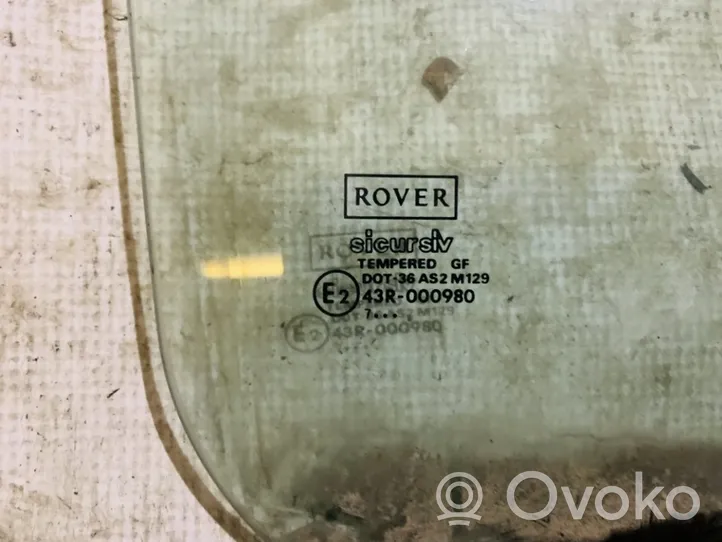 Rover 214 - 216 - 220 Rear door window glass 