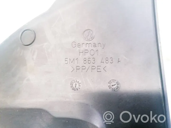 Volkswagen Golf Plus Inne części wnętrza samochodu 5M1863483A