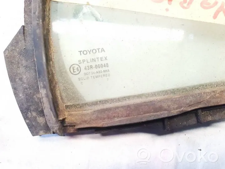 Toyota Yaris Rear vent window glass 