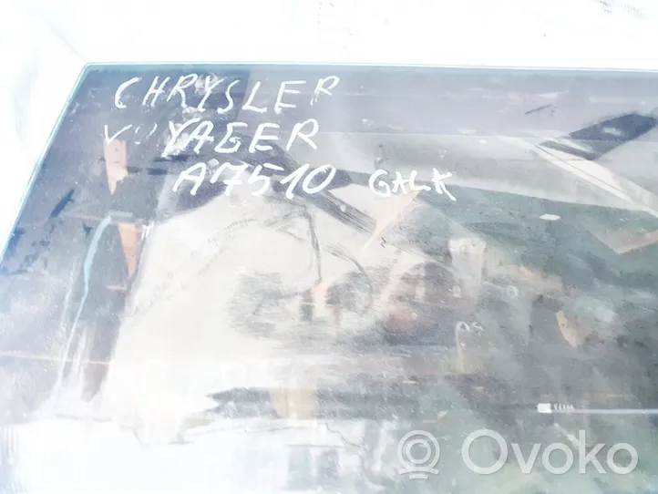 Chrysler Voyager Rear door window glass 
