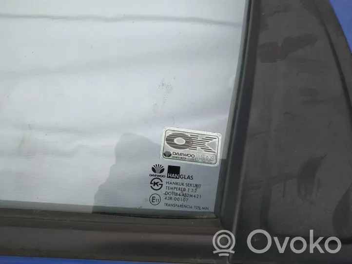 Daewoo Matiz Rear door window glass 