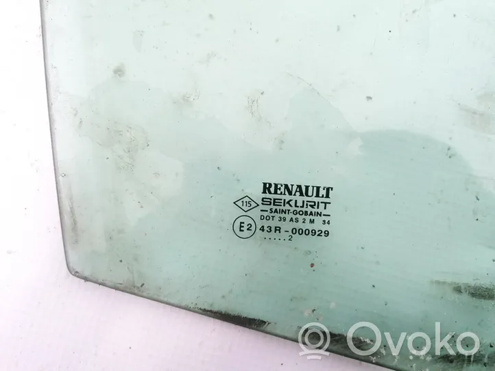 Renault Clio II Etuoven ikkunalasi, neliovinen malli 