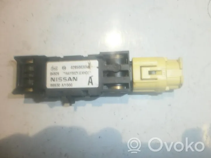 Nissan Primera Sensor impacto/accidente para activar Airbag 0285003019