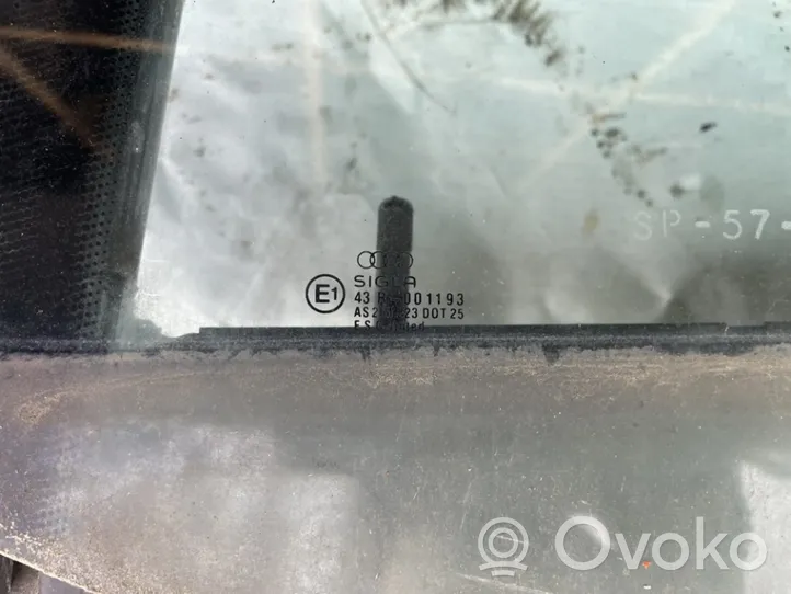 Audi 80 90 B3 aizmugurējo durvju stikls 