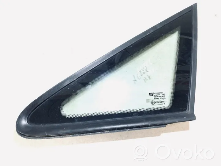 Opel Zafira A Front triangle window/glass 13121356