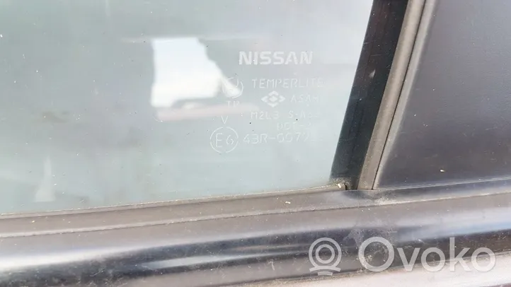 Nissan X-Trail T31 Vitre de fenêtre porte arrière 