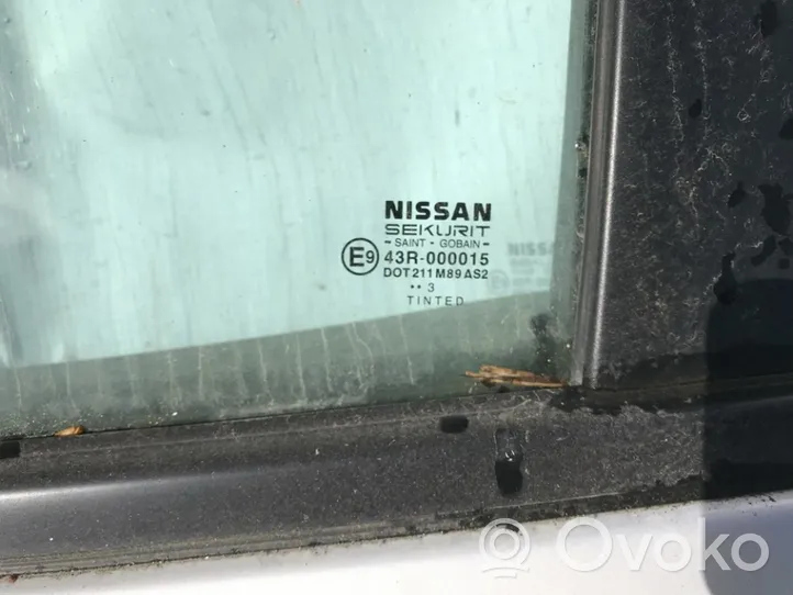 Nissan Almera Tino Rear door window glass 