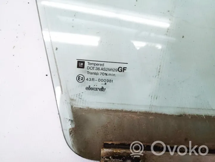 Opel Vectra B Etuoven ikkunalasi, neliovinen malli 