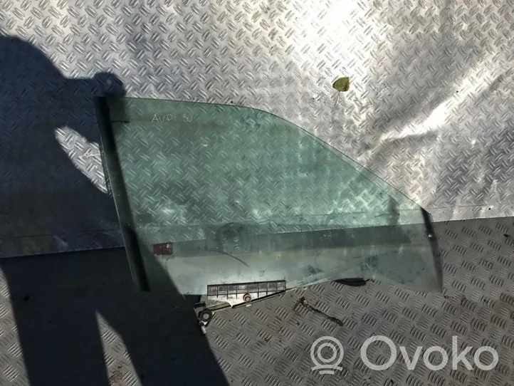 Audi 80 90 B3 Front door window glass four-door 