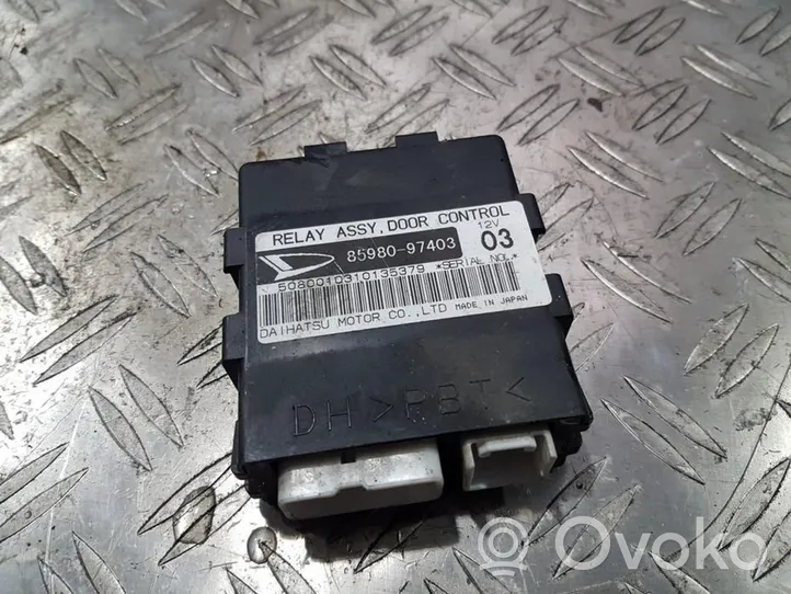 Daihatsu Sirion Altre centraline/moduli 8598097403